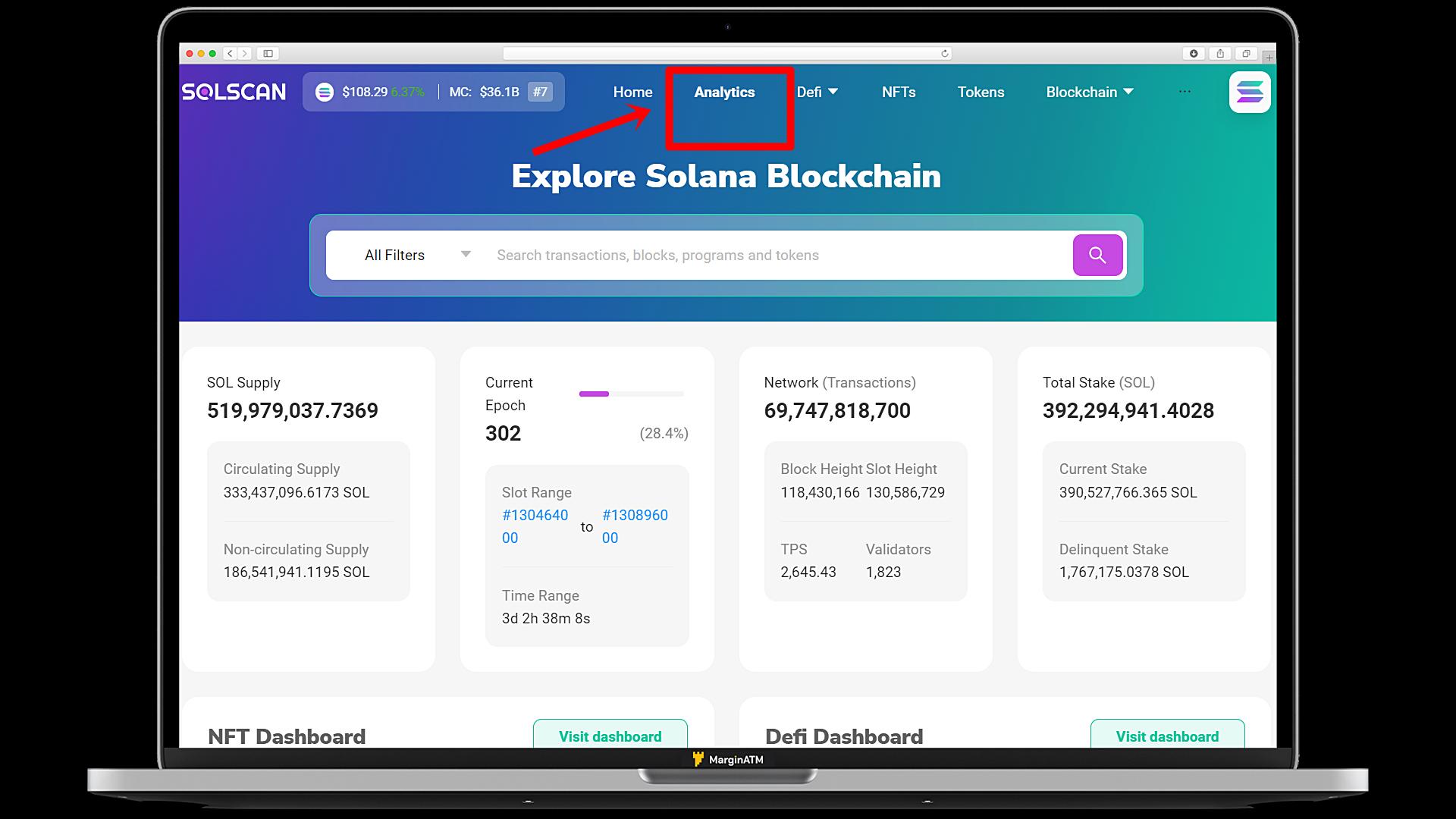 các thông tin trong mục transactions