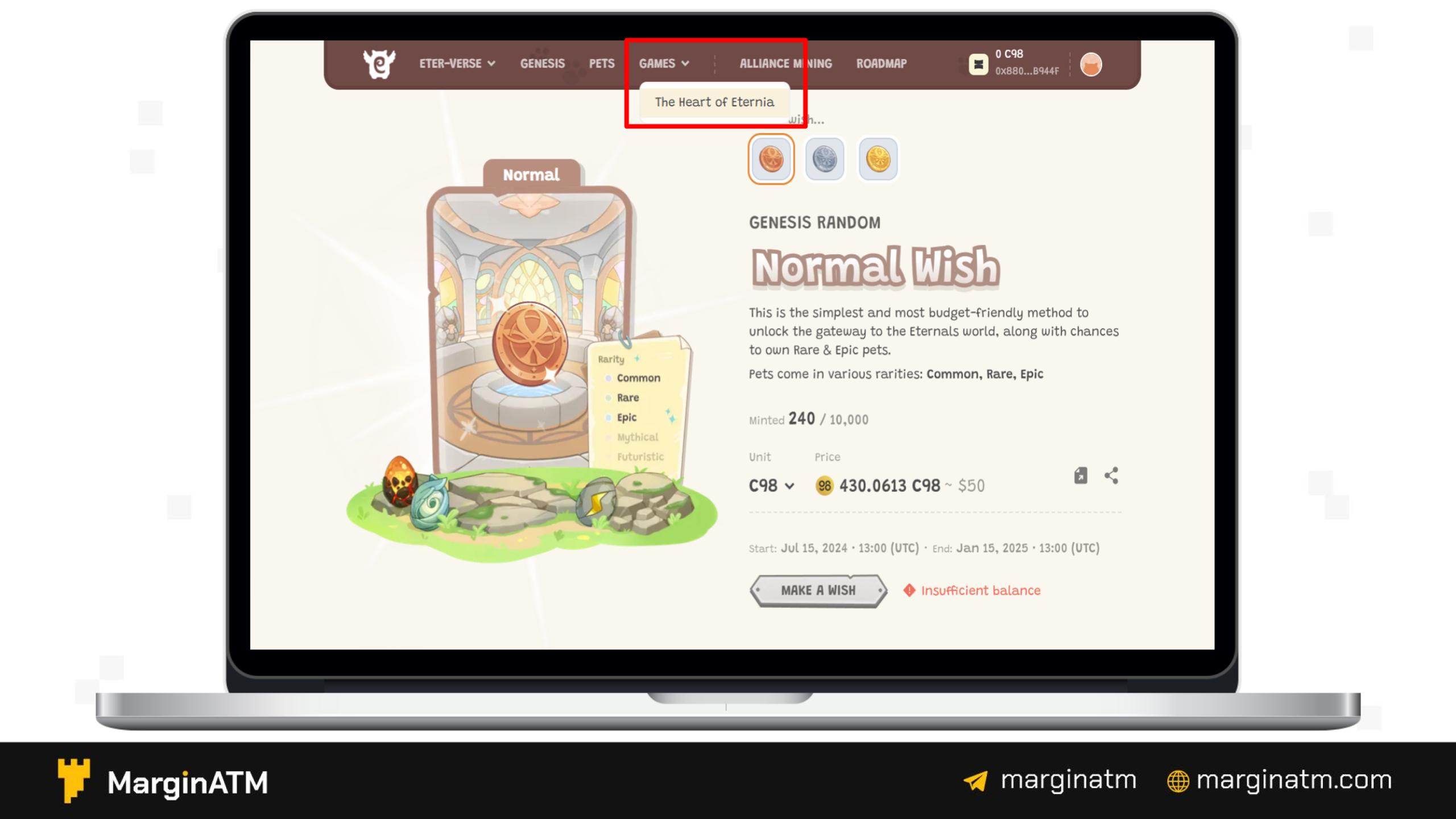 chơi game eternals bản web