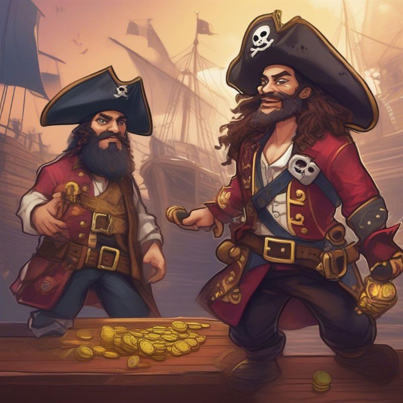 Người chơi tương tác trên nền tảng Pirate Nation sử dụng blockchain và NFT