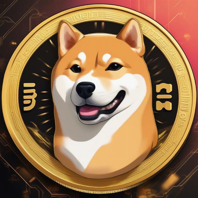 Biểu tượng của Dogecoin với hình ảnh chú chó Shiba Inu