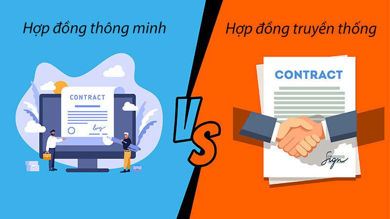 So sánh Smart Contract và hợp đồng truyền thống