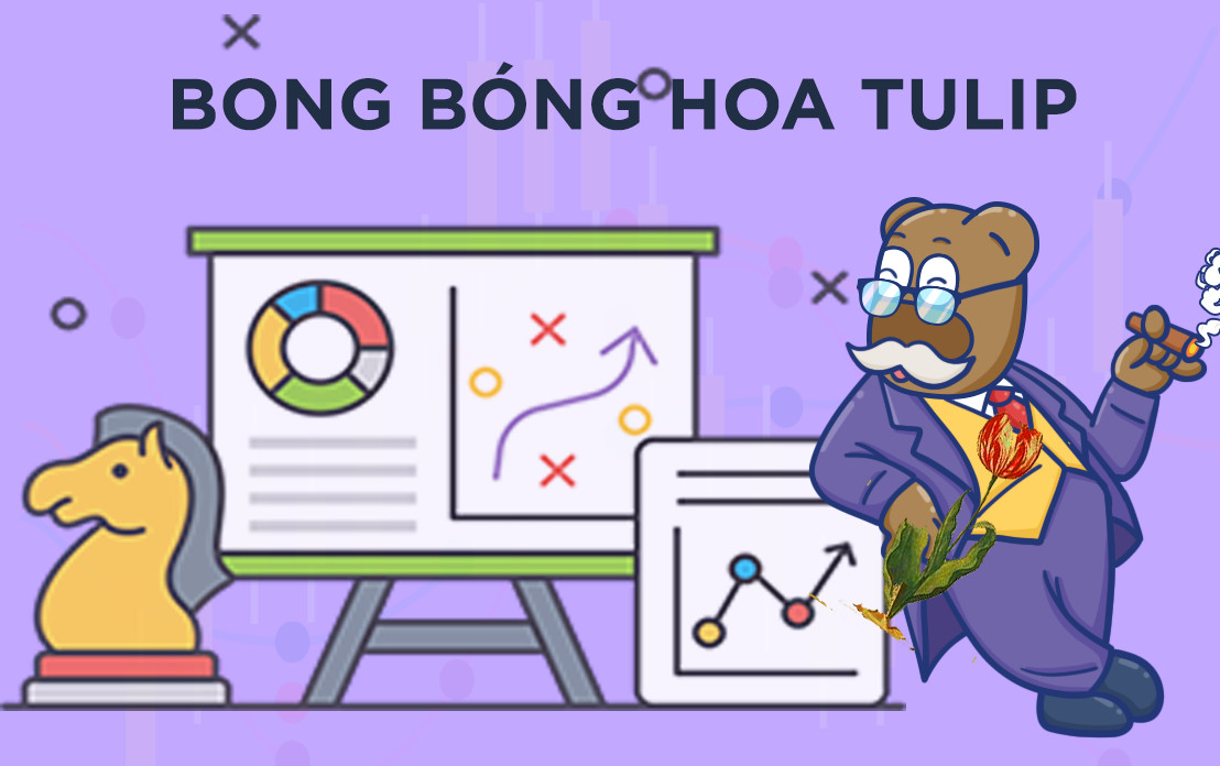 Bong bóng hoa Tulip tan vỡ