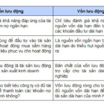 Khác biệt của vốn cố định và vốn lưu động