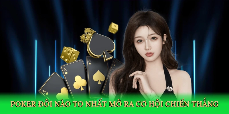 Poker đôi nào to nhất mở ra cơ hội chiến thắng